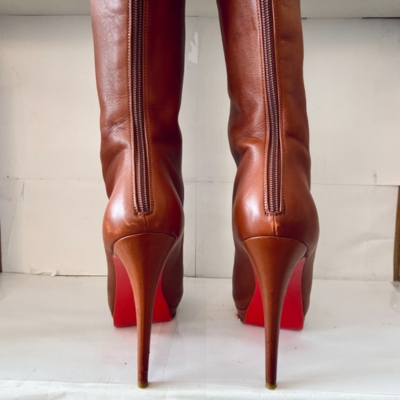 ❌SOLD❌ ALTI BOOT 140 Brown Leather Knee Boot - Picture 5 of 9